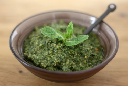 Summer Meals: Basil-Mint Pesto