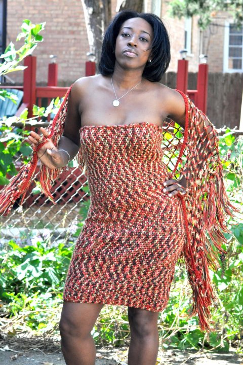 Chicago Fashion Designer, Mona Muhammad of KnottyLoop Creations Chicago Fashion Designer, Mona Muhammad of KnottyLoop Creations